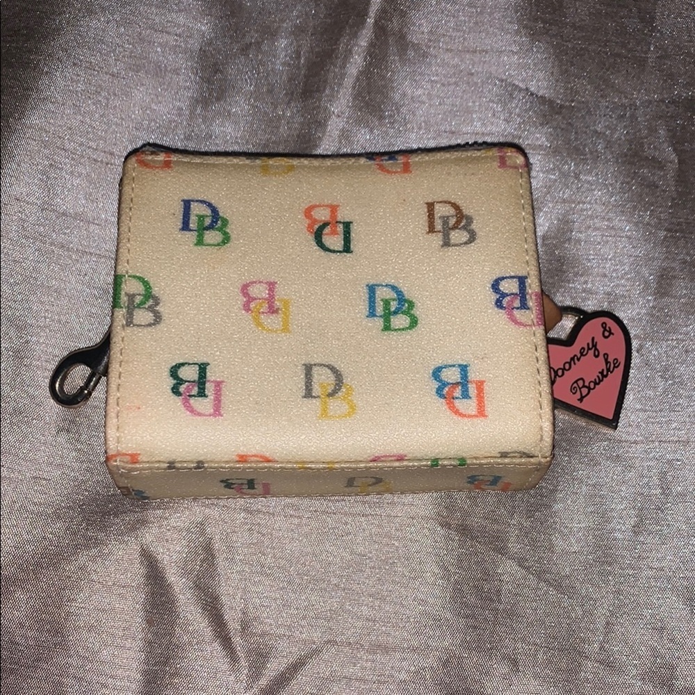 Dooney & Bourke Coinpurse Logo Card Holder Wallet - Picture 2 of 10